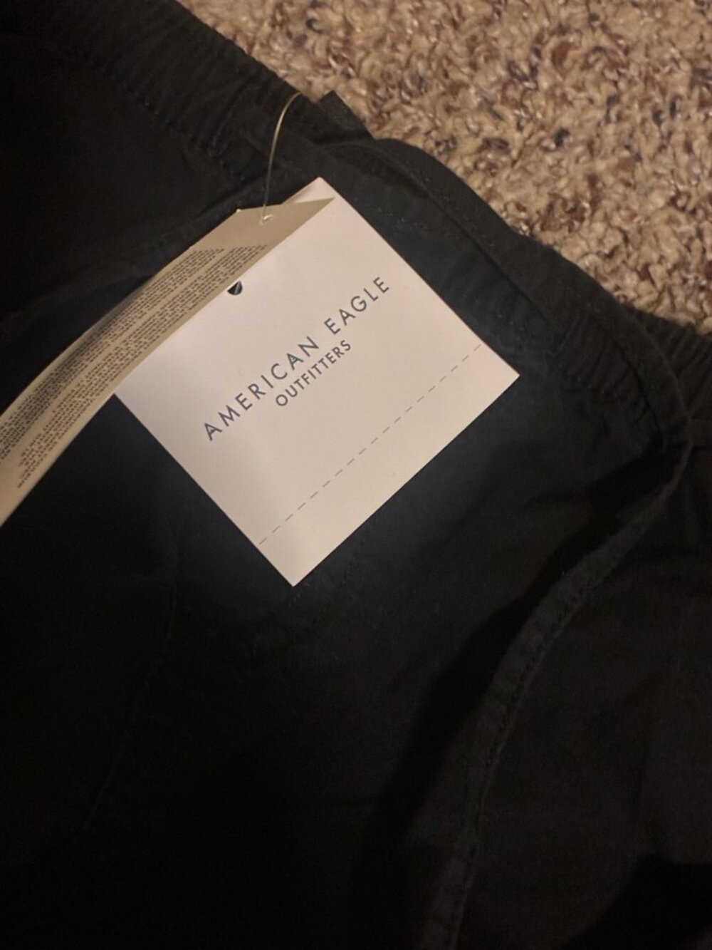American Eagle Parachute Skirt NWT Black Size S